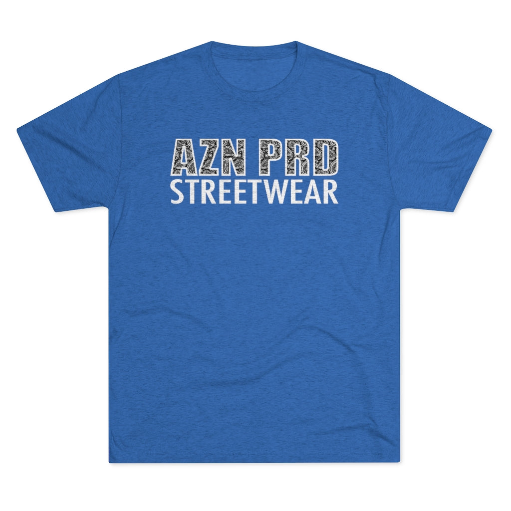AZN PRD Tri-Blend Tee: Asian Pride w/ website (5 Colors)