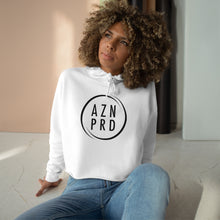 Load image into Gallery viewer, AZN PRD Cropped Hoodie with Black Logo
