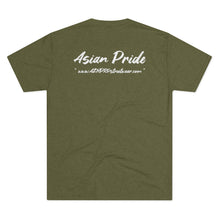 Load image into Gallery viewer, AZN PRD Super Soft Tri-Blend Tee: Asian Pride w/ website on back (5 Colors)
