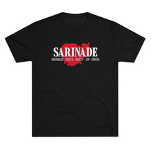 Load image into Gallery viewer, SARINADE: Red Unisex Tri-Blend Tee (3 colors)
