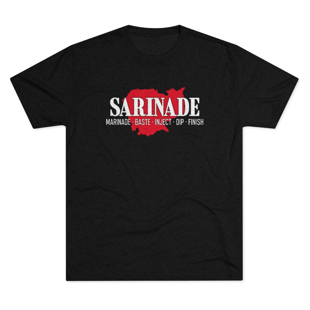 SARINADE: Red Unisex Tri-Blend Tee (3 colors)