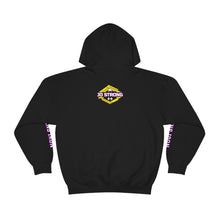 Load image into Gallery viewer, JO STRONG HOODIE: Iron Sharpens Iron (front, back, and sleeve designs)
