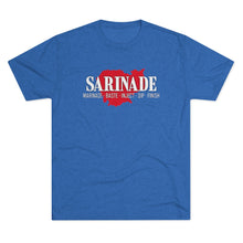 Load image into Gallery viewer, SARINADE: Red Unisex Tri-Blend Tee (3 colors)
