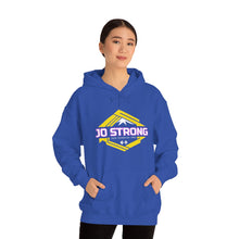 Load image into Gallery viewer, JO STRONG HOODIE: Iron Sharpens Iron (front and back designs)

