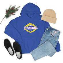 Load image into Gallery viewer, JO STRONG HOODIE: Iron Sharpens Iron (front and back designs)
