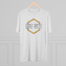 Load image into Gallery viewer, HIIT FITT Tri-Blend Tee with Yellow Hex Logo (7 Colors)

