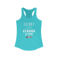 Load image into Gallery viewer, HIIT FITT Women&#39;s Racerback Tank: &quot;STRONG IS NOW&quot; (11 Colors)
