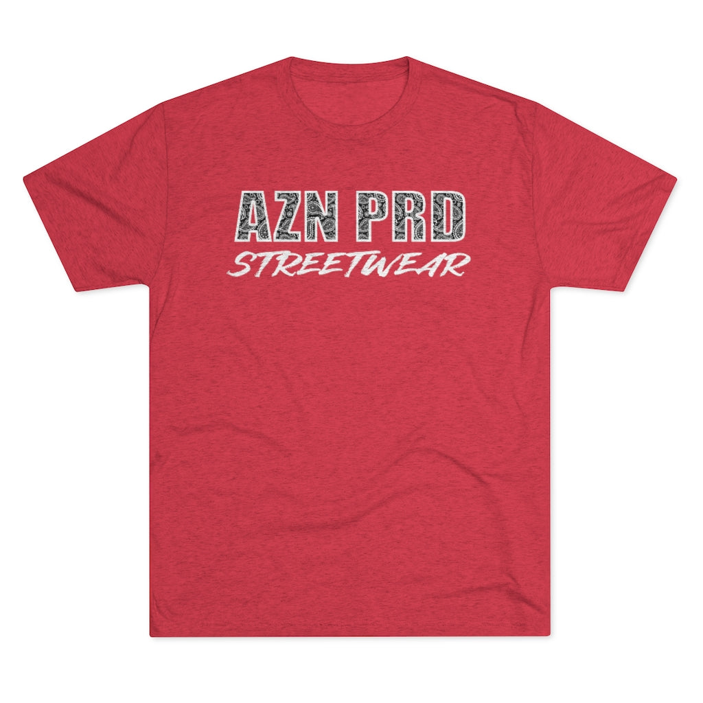 AZN PRD Super Soft Tri-Blend Tee: Asian Pride w/ website on back (5 Colors)