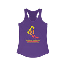 Load image into Gallery viewer, WALKING WARRIORS: Duo-Blend Racerback Tank: Yellow/Red (5 colors)
