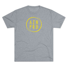 Load image into Gallery viewer, AZN PRD Super Soft Tri-Blend Tee with Yellow Logo
