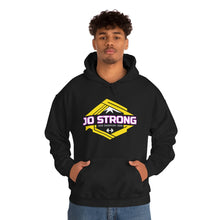 Load image into Gallery viewer, JO STRONG HOODIE: Iron Sharpens Iron (front and back designs)
