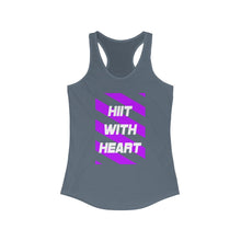 Load image into Gallery viewer, HIIT FITT Women&#39;s Racerback Tank: HIIT WITH HEART (7 Colors)
