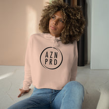 Load image into Gallery viewer, AZN PRD Cropped Hoodie with Black Logo
