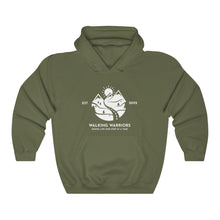 Load image into Gallery viewer, WALKING WARRIORS: Unisex Heavy Blend™ Hoodie: White Mountains (8 colors)
