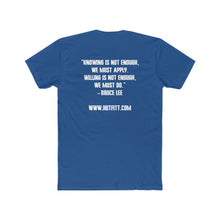 Load image into Gallery viewer, Men&#39;s Cotton Crew Tee: Kettlebell King Collection w/ Bruce Lee quote
