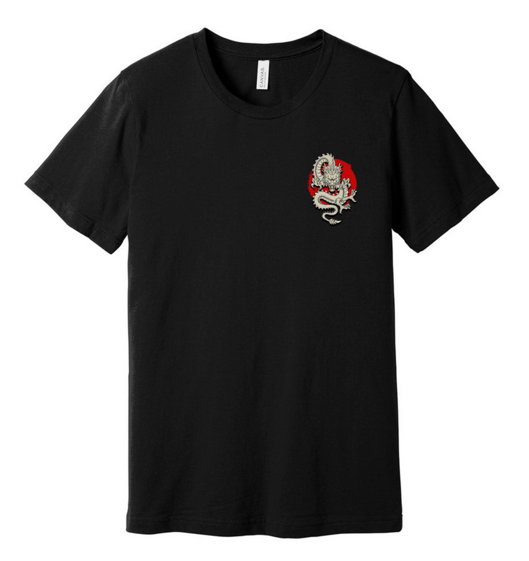 Taste of AAPI: Dragon ONE LOVE UNITED: Next Level 100% Cotton Fitted Tee (Sizes XS to 4XL)