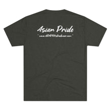 Load image into Gallery viewer, AZN PRD Super Soft Tri-Blend Tee: Asian Pride w/ website on back (5 Colors)
