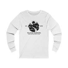 Load image into Gallery viewer, WALKING WARRIORS: Unisex Jersey Long Sleeve: Black Mountains (3 colors)
