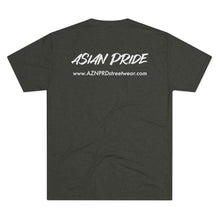Load image into Gallery viewer, AZN PRD Tri-Blend Tee: Asian Pride w/ website (5 Colors)
