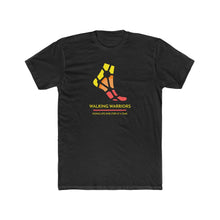 Load image into Gallery viewer, WALKING WARRIORS: Men&#39;s Cotton Crew Tee: Yellow/Red

