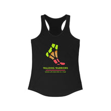 Load image into Gallery viewer, WALKING WARRIORS: Duo-Blend Racerback Tank: Green/Red (4 colors)
