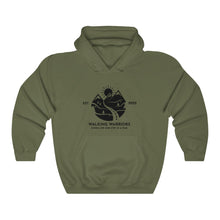 Load image into Gallery viewer, WALKING WARRIORS: Unisex Heavy Blend™ Hoodie: Black Mountains (12 colors)
