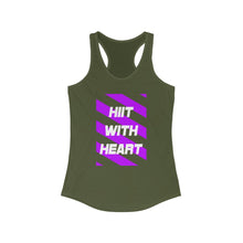 Load image into Gallery viewer, HIIT FITT Women&#39;s Racerback Tank: HIIT WITH HEART (7 Colors)
