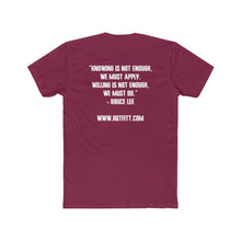 Load image into Gallery viewer, Men&#39;s Cotton Crew Tee: Kettlebell King Collection w/ Bruce Lee quote
