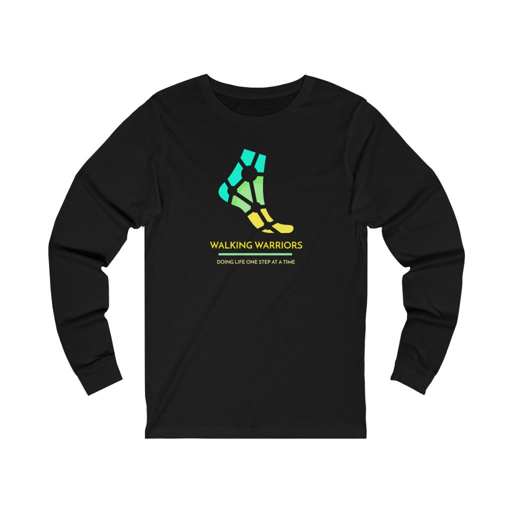 WALKING WARRIORS: Unisex Jersey Long Sleeve: Teal/Yellow (2 colors)