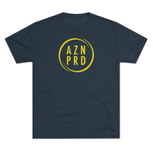 Load image into Gallery viewer, AZN PRD Super Soft Tri-Blend Tee with Yellow Logo
