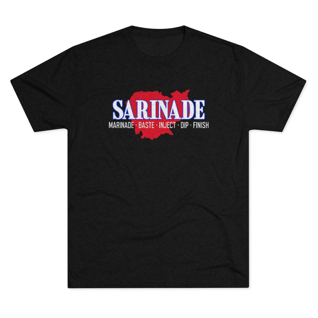SARINADE: Red White Blue Unisex Tri-Blend Tee (2 colors)