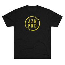 Load image into Gallery viewer, AZN PRD Super Soft Tri-Blend Tee with Yellow Logo
