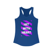 Load image into Gallery viewer, HIIT FITT Women&#39;s Racerback Tank: HIIT WITH HEART (7 Colors)

