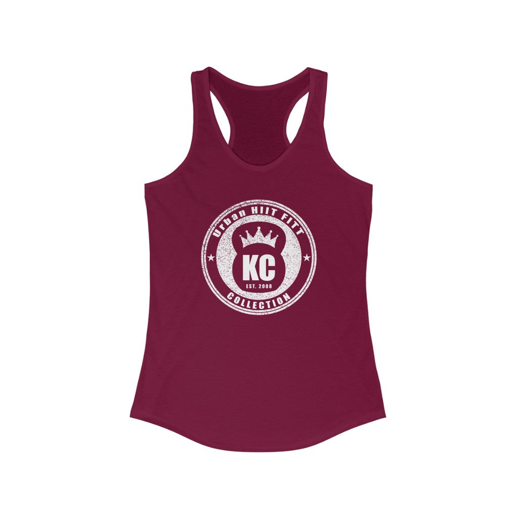 HIIT FITT Women's Racerback Tank: Kettlebell King Collection (11 Colors)